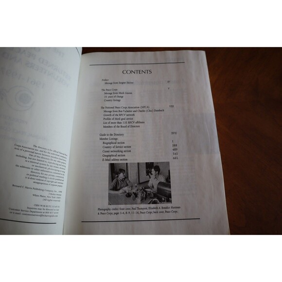 Directory Of Returned Peace Corps Volunteers And Staff 1961-1997 - Picture 9 of 13